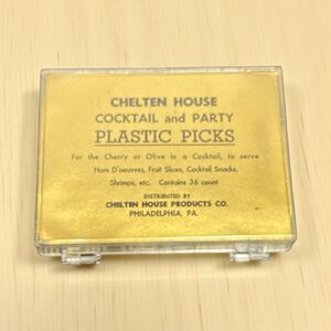 Vintage MCM Chelten House Products Cocktail Plastic Picks Hors D’oeuvres Tiki